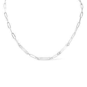 Paperclip Triple Bar Necklace