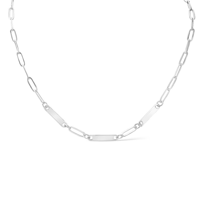 Paperclip Triple Bar Necklace