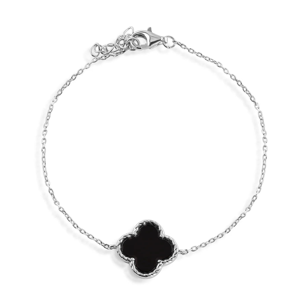 Black Clover Enamel Bracelet