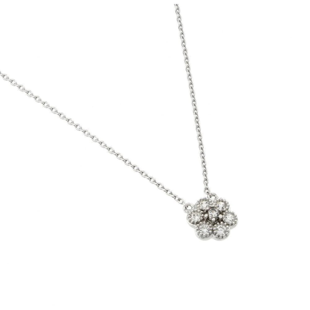 Glitzy Flower Necklace