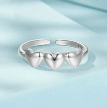 Load image into Gallery viewer, Hearts Cuff Ring