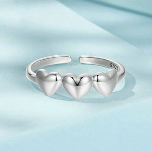 Hearts Cuff Ring