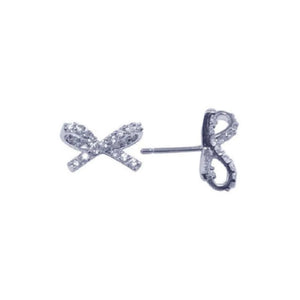 Glitzy Bow Studs