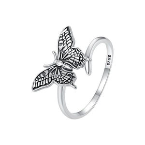 Vintage Butterfly Cuff Ring