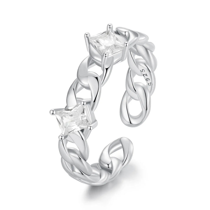 Cutie Chain Cuff Ring