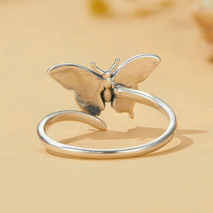 Vintage Butterfly Cuff Ring