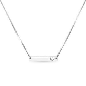 Heart Bar Necklace