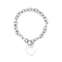 Load image into Gallery viewer, Heart Charm Bracelet