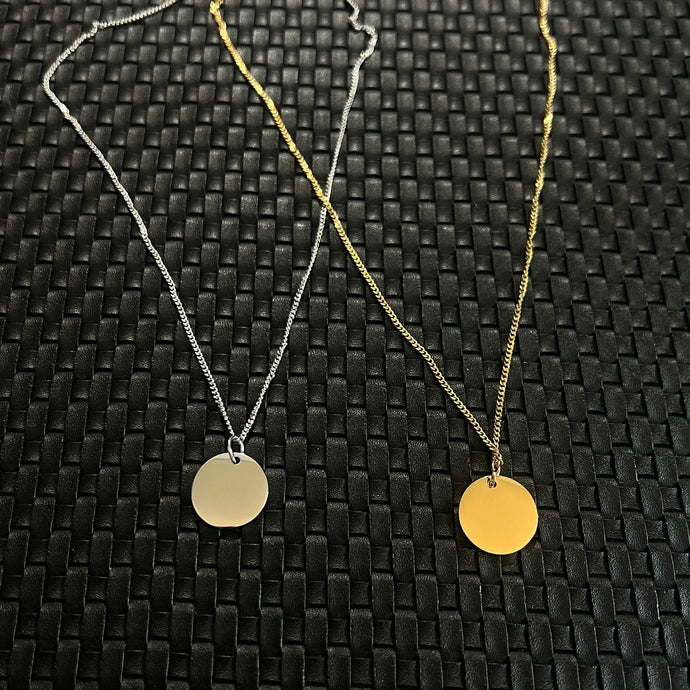 Round Coin Necklace