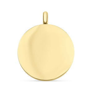 Gold Round Pendant/Keychain