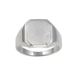 Octagon Ring with Lines