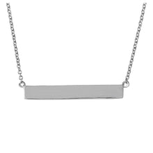 Load image into Gallery viewer, Rectangle Bar Necklace