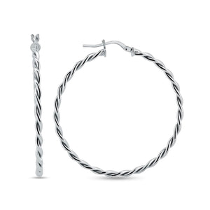 Stella Twist Hoops