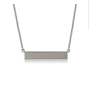 Plain Bar Necklace