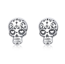 Load image into Gallery viewer, Sugar Skull Studs