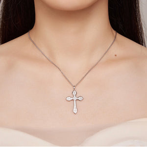 Glitzy Cross Necklace