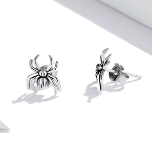 Silver Spider Studs