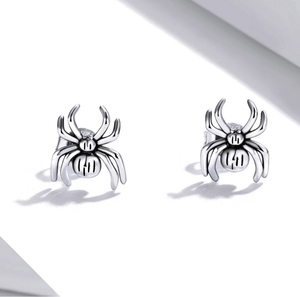 Silver Spider Studs