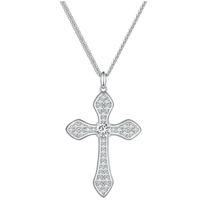 Glitzy Cross Necklace