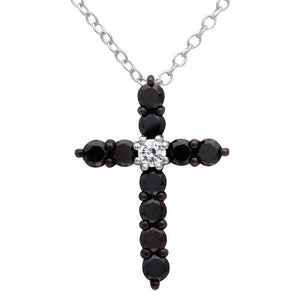 Black Cross Necklace