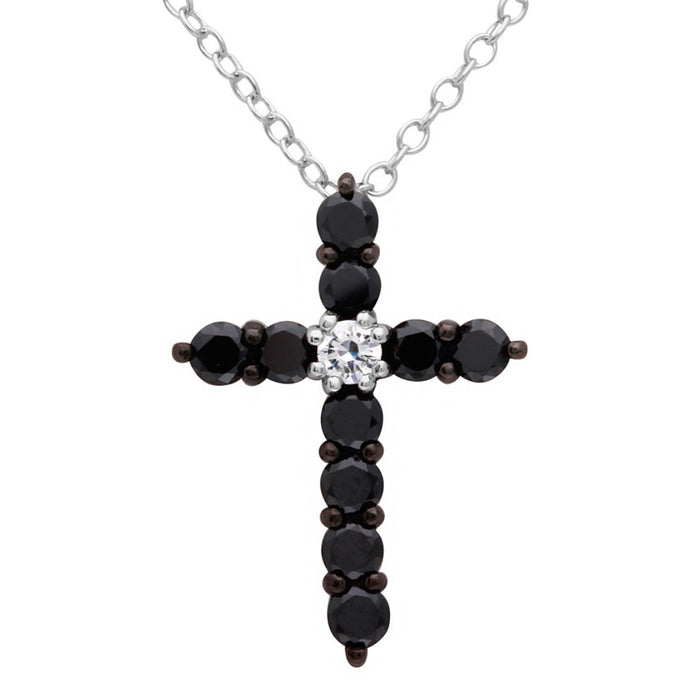 Black Cross Necklace