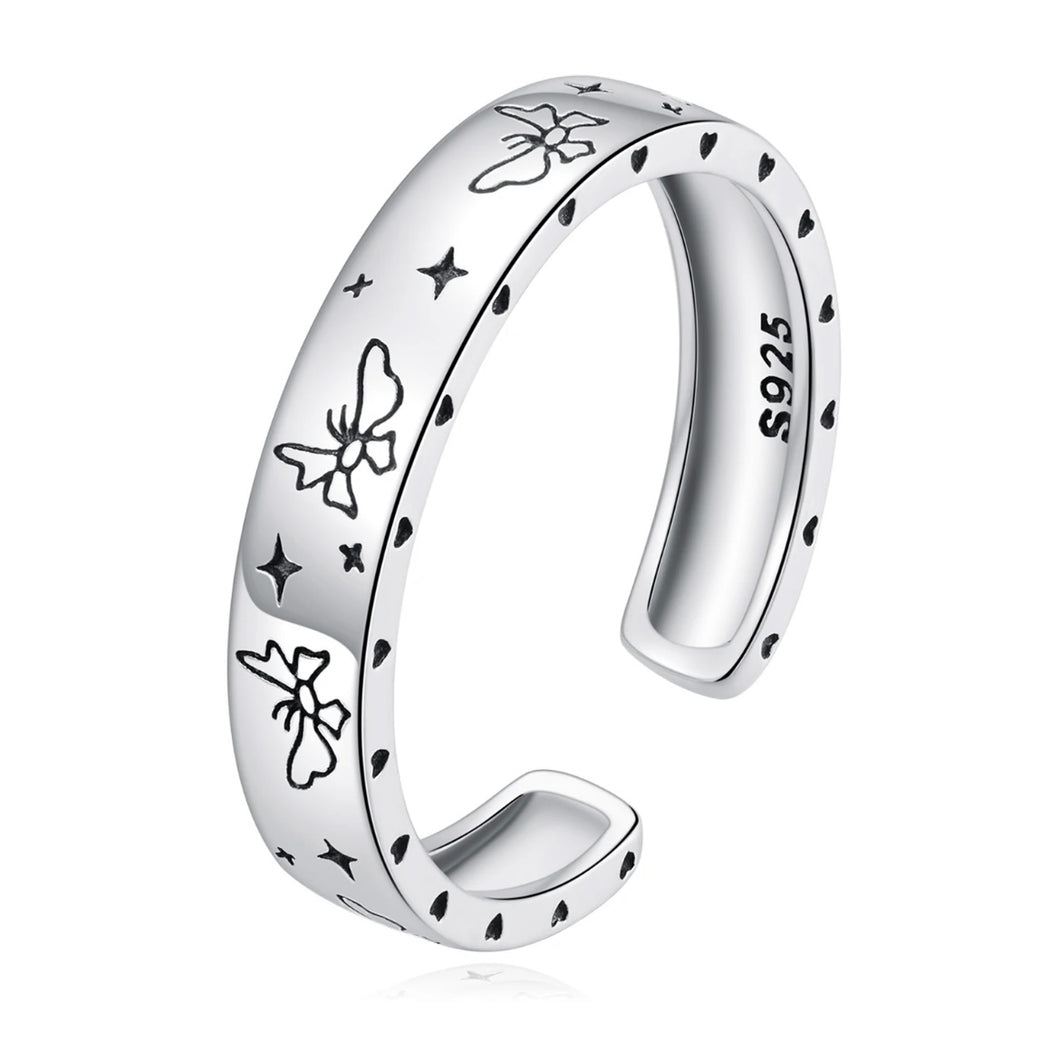 So Fly Butterfly Cuff Ring