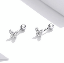 Load image into Gallery viewer, Mini Butterfly Glitzy Studs