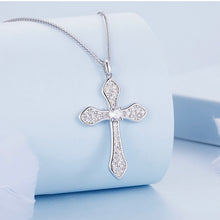 Load image into Gallery viewer, Glitzy Cross Necklace